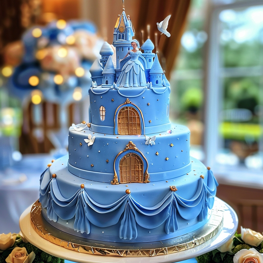 Pastel de Quinceañera de Cenicienta