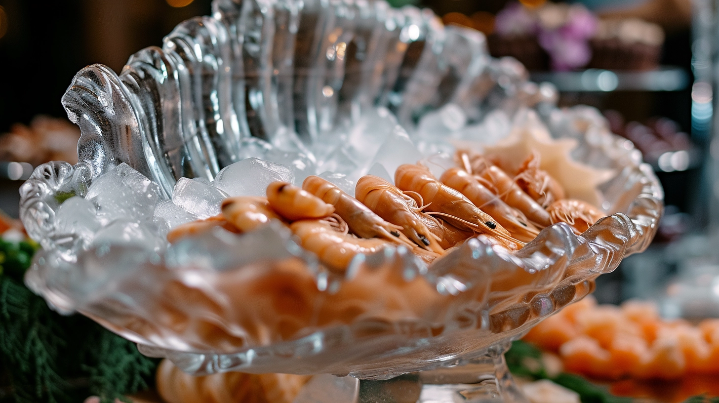ice sculpture clam