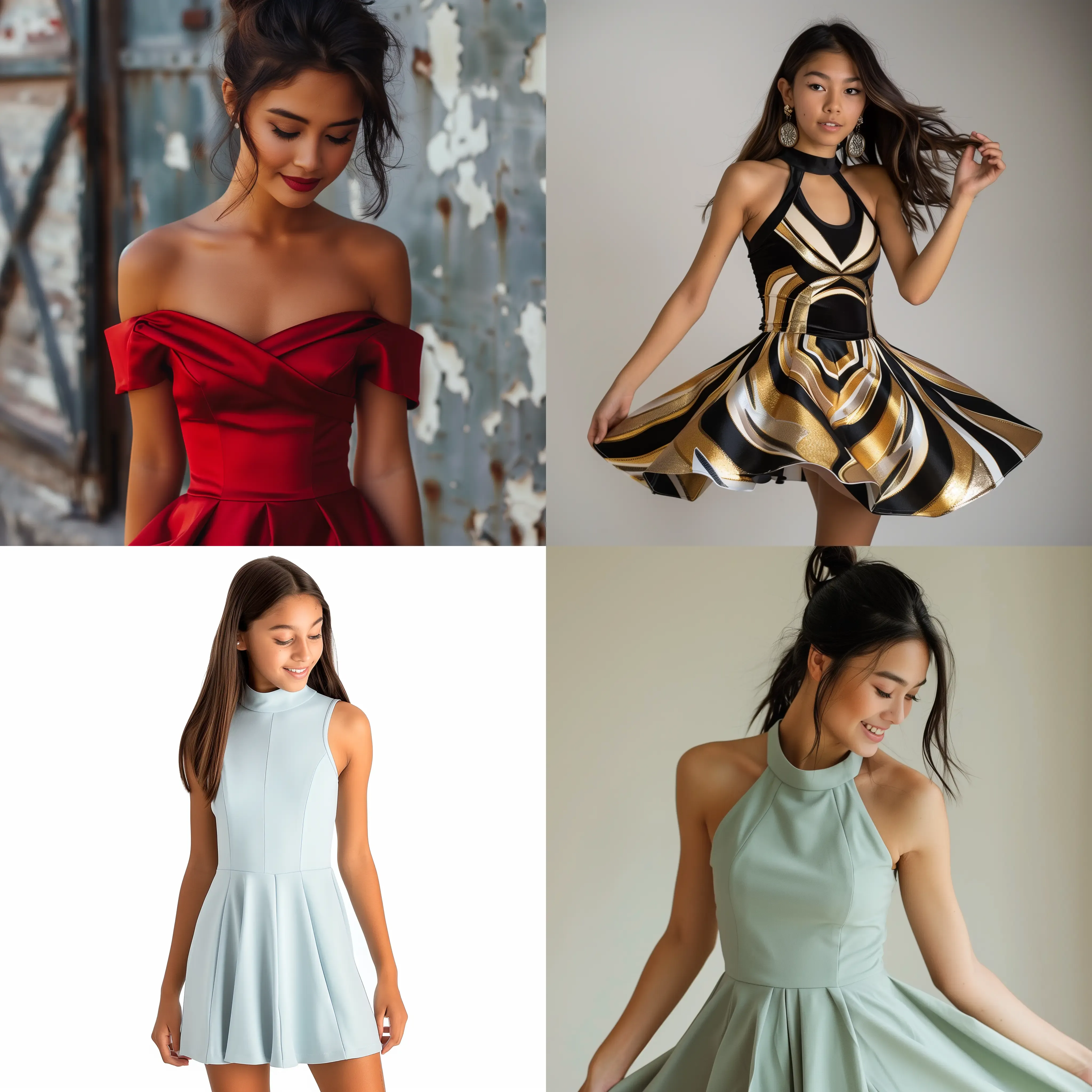 fit and flare quinceanera dresses