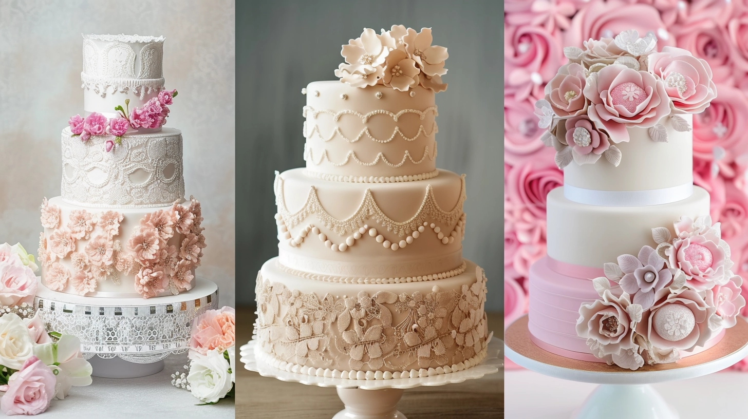 Vintage quinceanera cake
