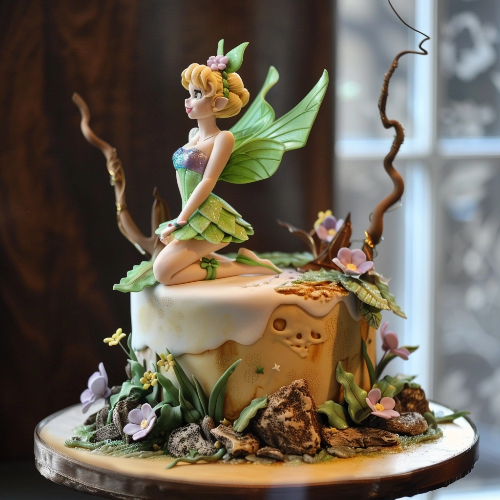 Pastel de Quinceañera de Campanita