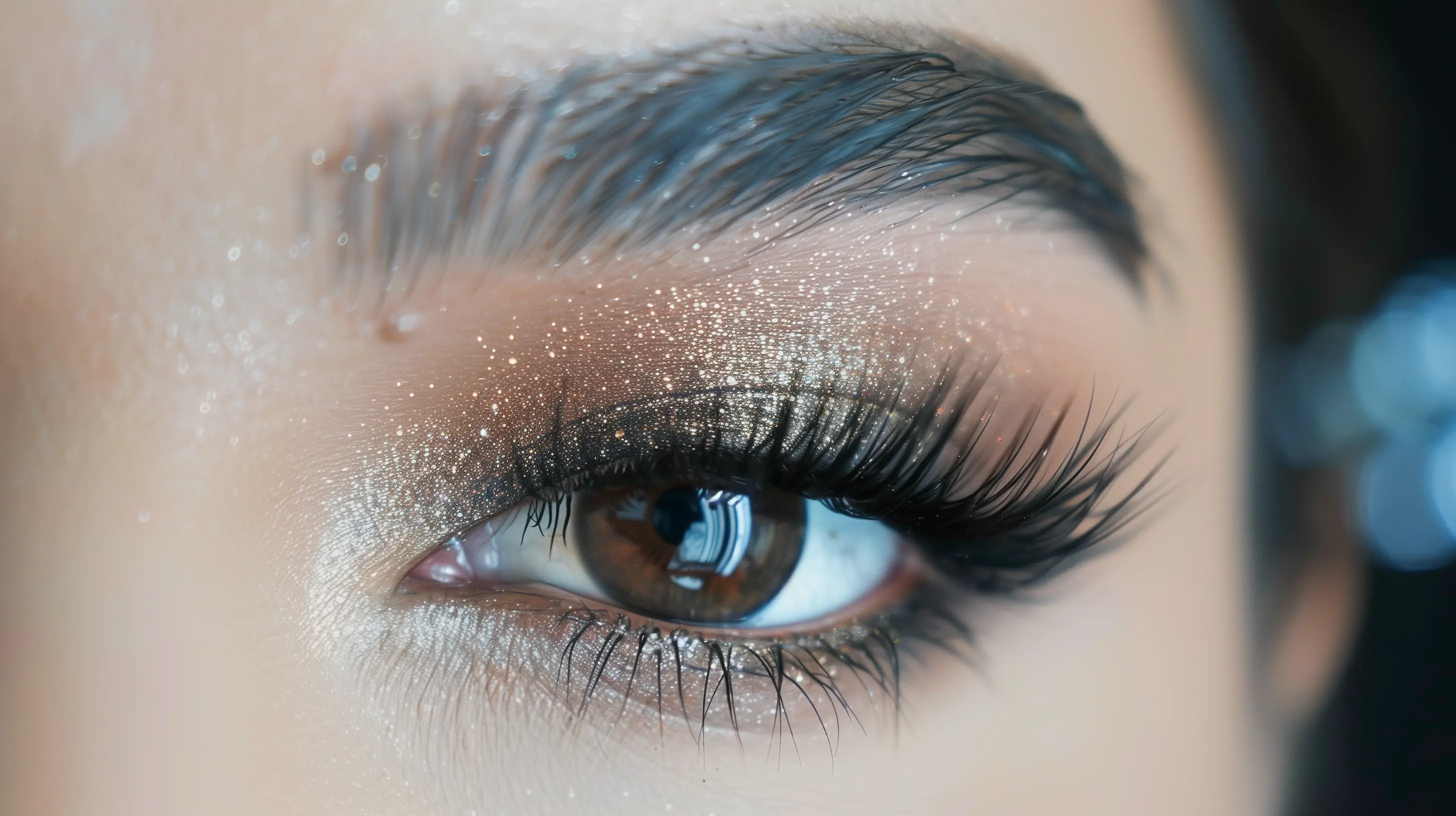 looks de maquillaje natural con brillo quince